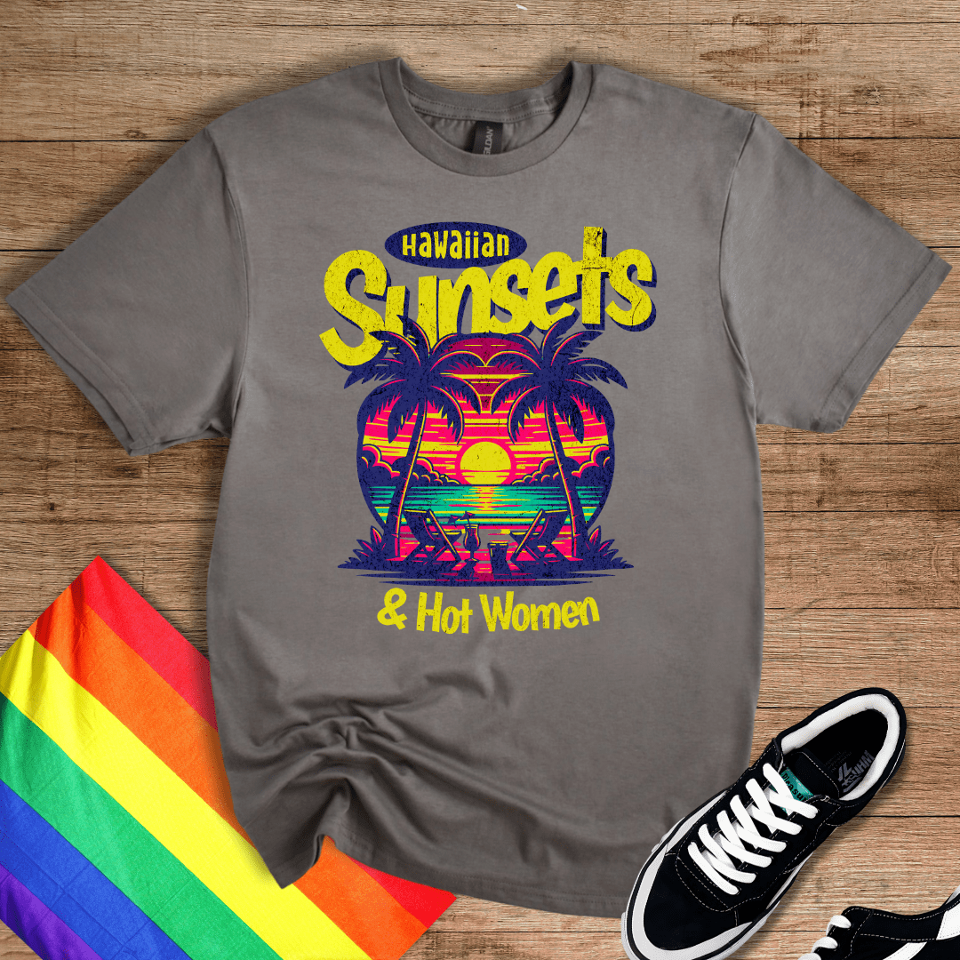 Sunsets And Hot Women T-Shirt