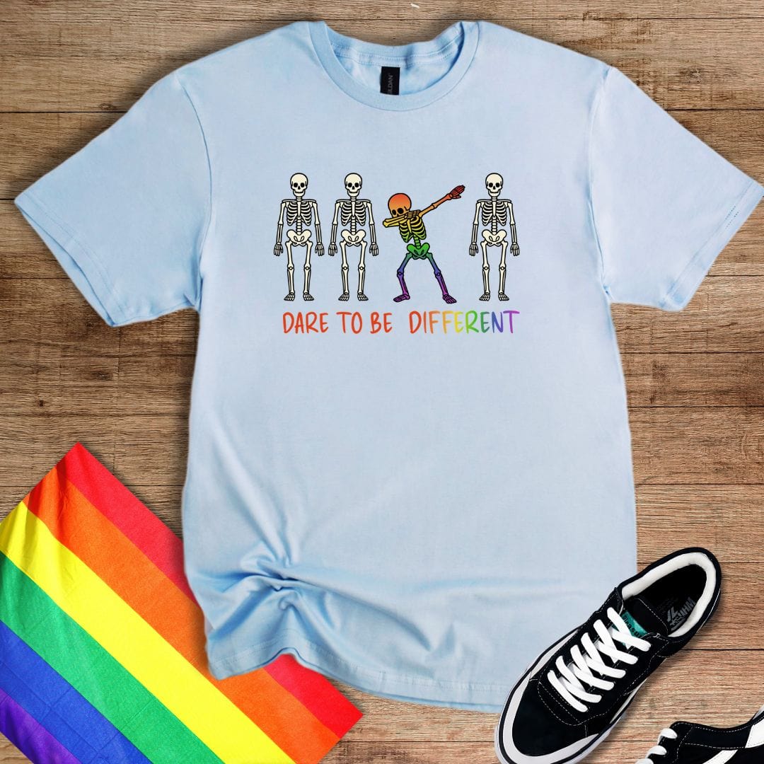 Dabbing Pride Skeleton T-Shirt