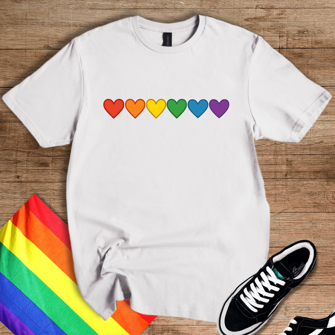 Rainbow Hearts T-Shirt