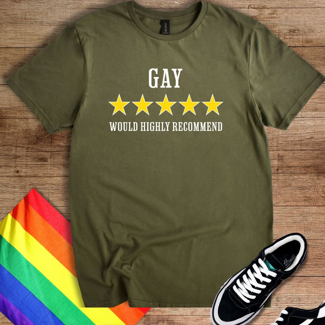 Gay 5 Star Review T-Shirt