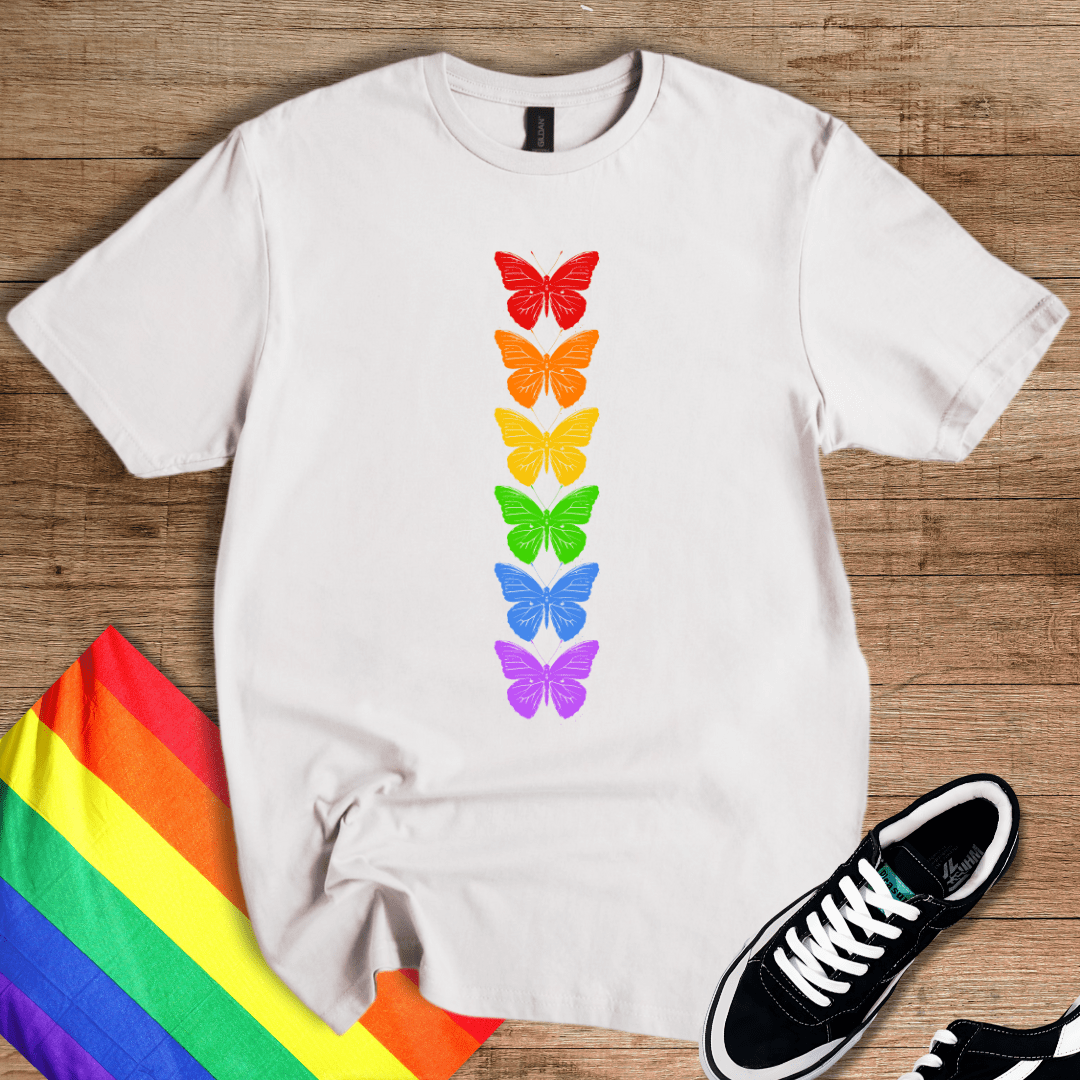 Rainbow Butterflies T-shirt