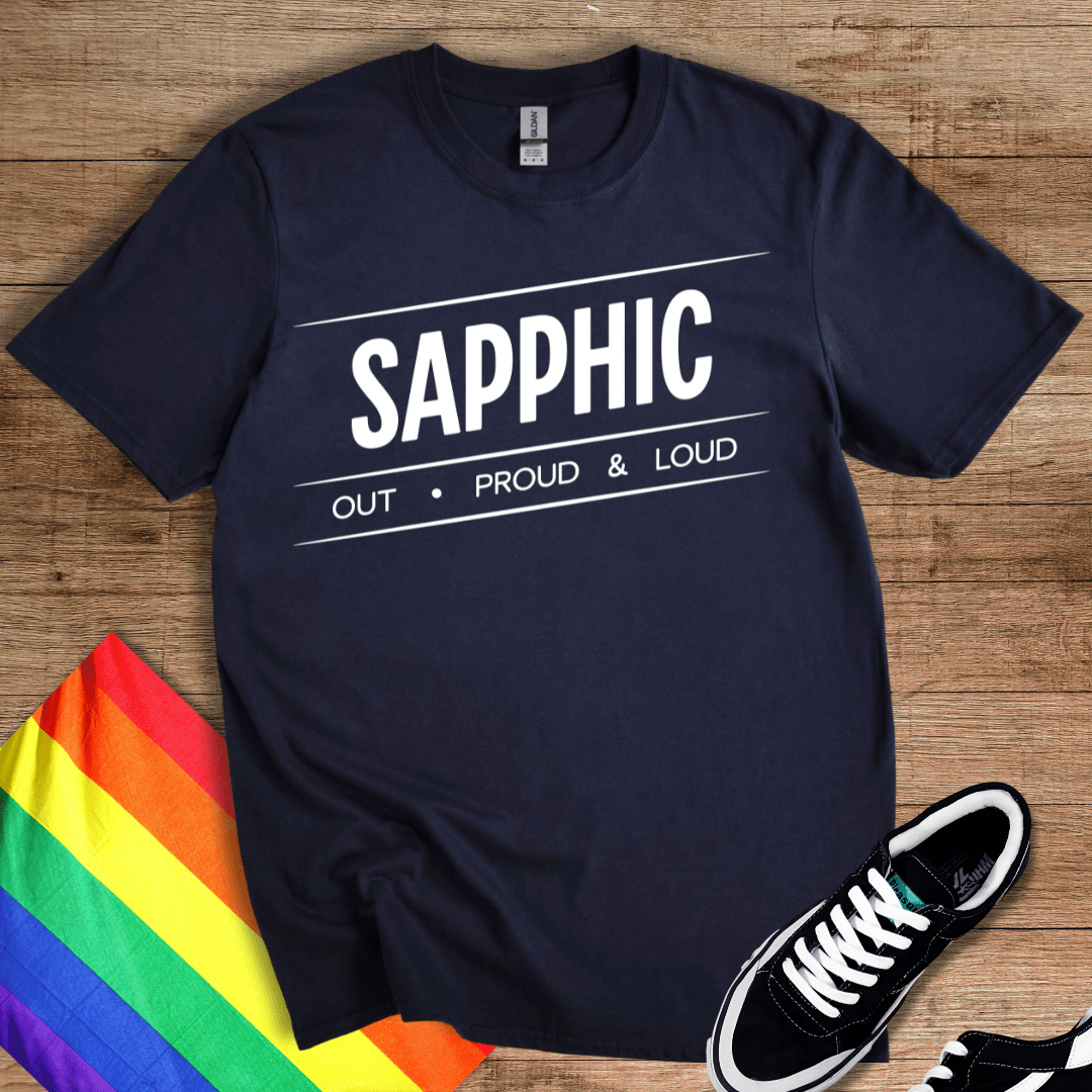 Sapphic And Proud T-Shirt