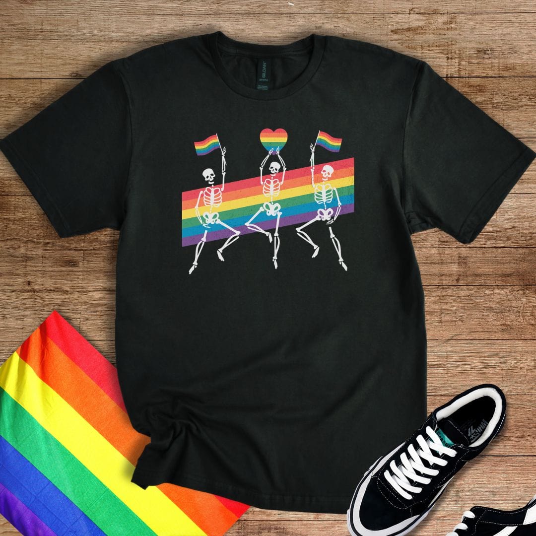 Dancing Pride Skeletons T-Shirt