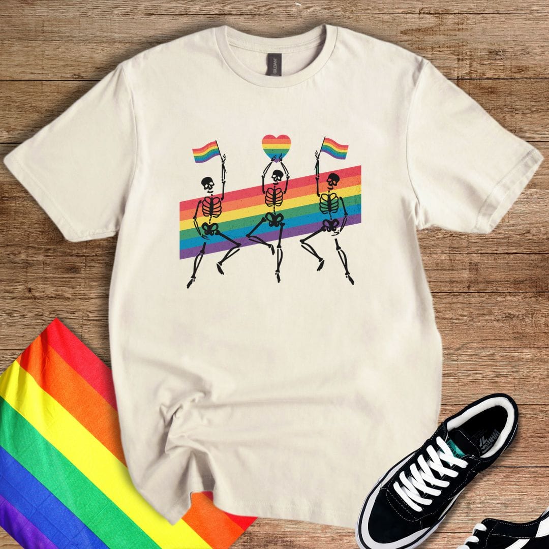 Dancing Pride Skeletons T-Shirt
