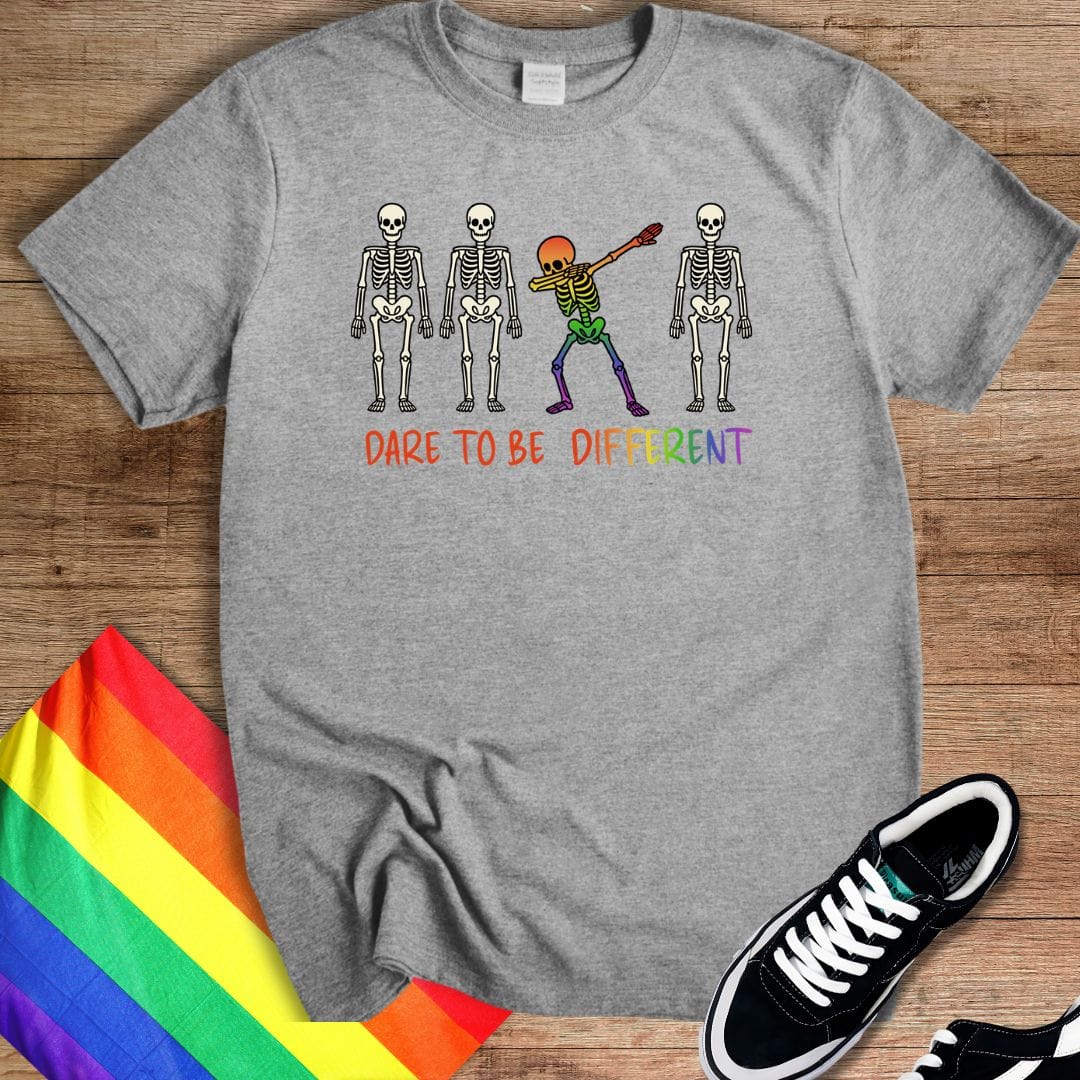 Dabbing Pride Skeleton T-Shirt