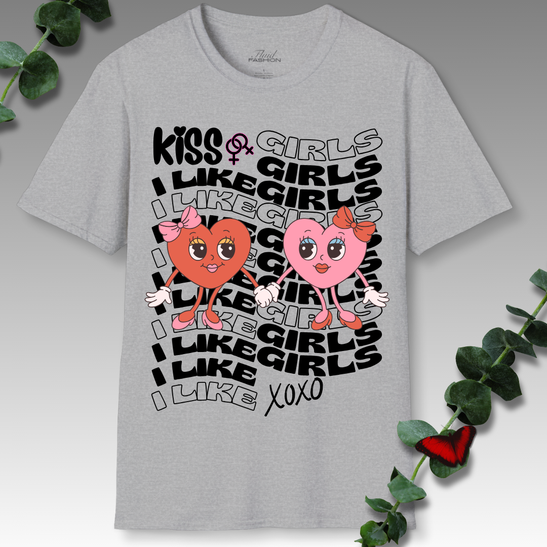 I Like Girls Heart T-Shirt