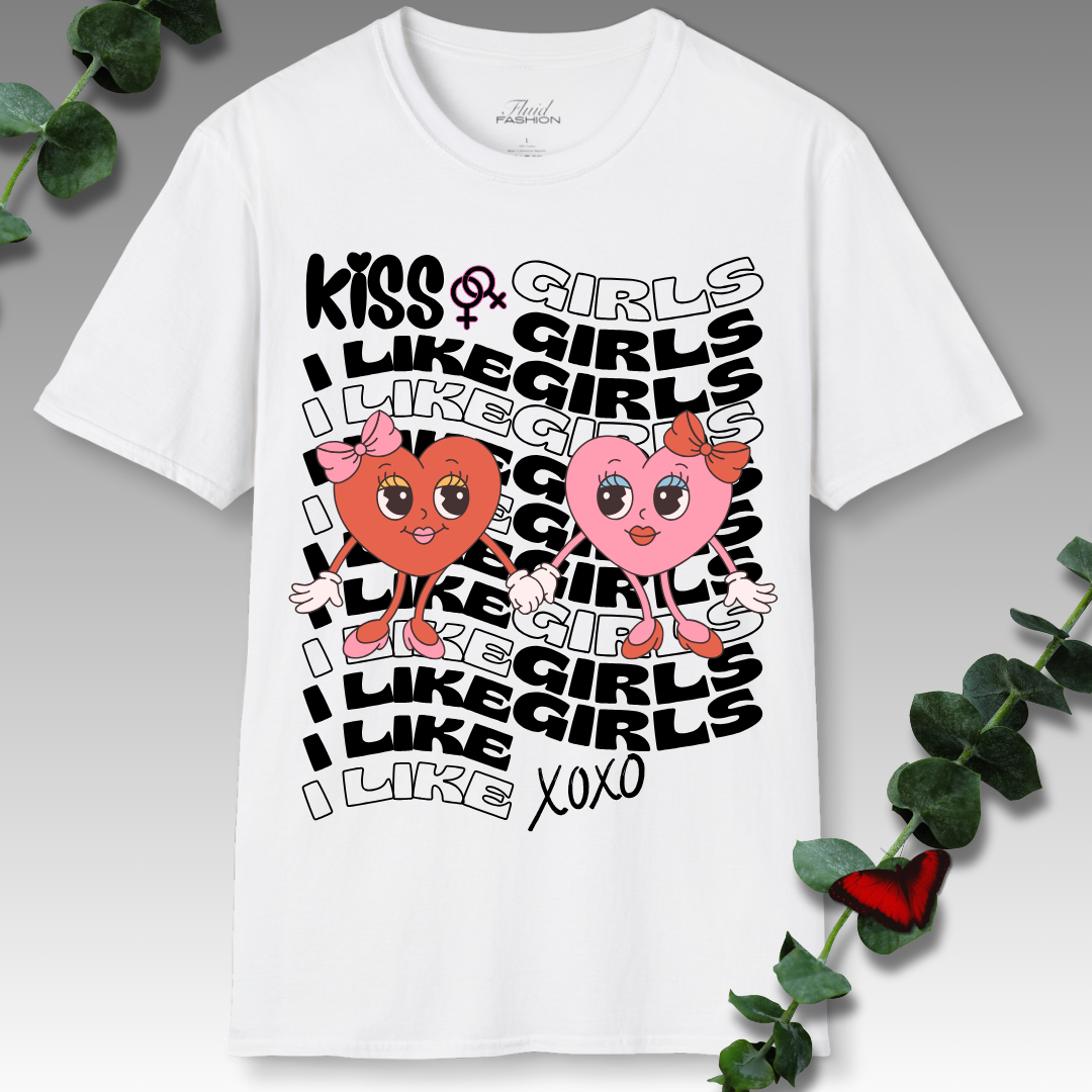 I Like Girls Heart T-Shirt