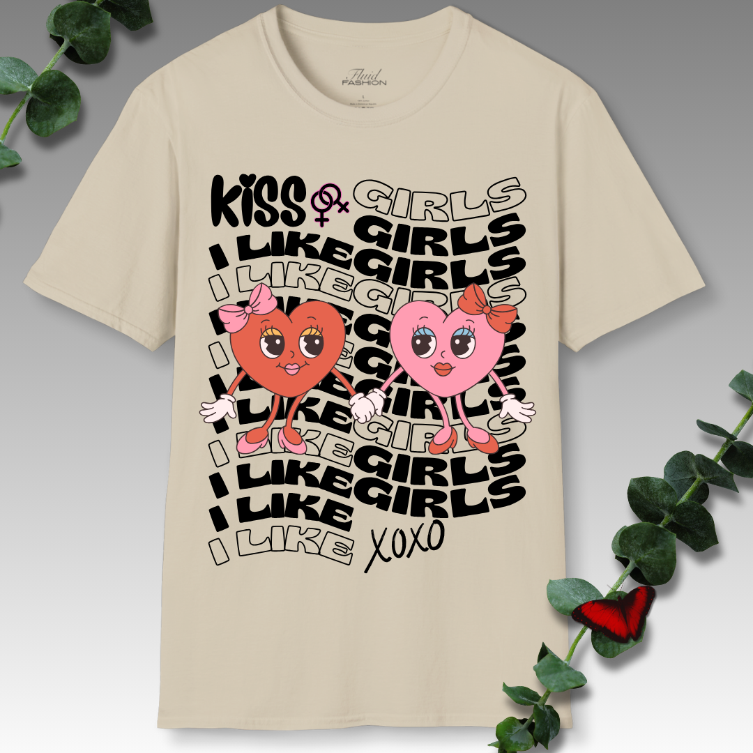 I Like Girls Heart T-Shirt