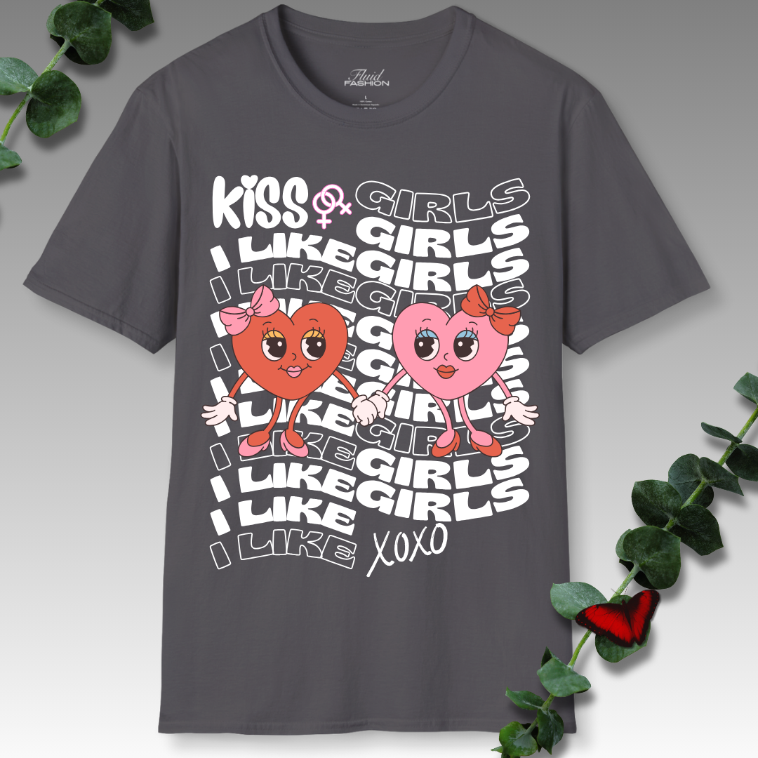 I Like Girls Heart T-Shirt