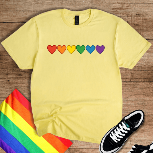 Rainbow Hearts T-Shirt