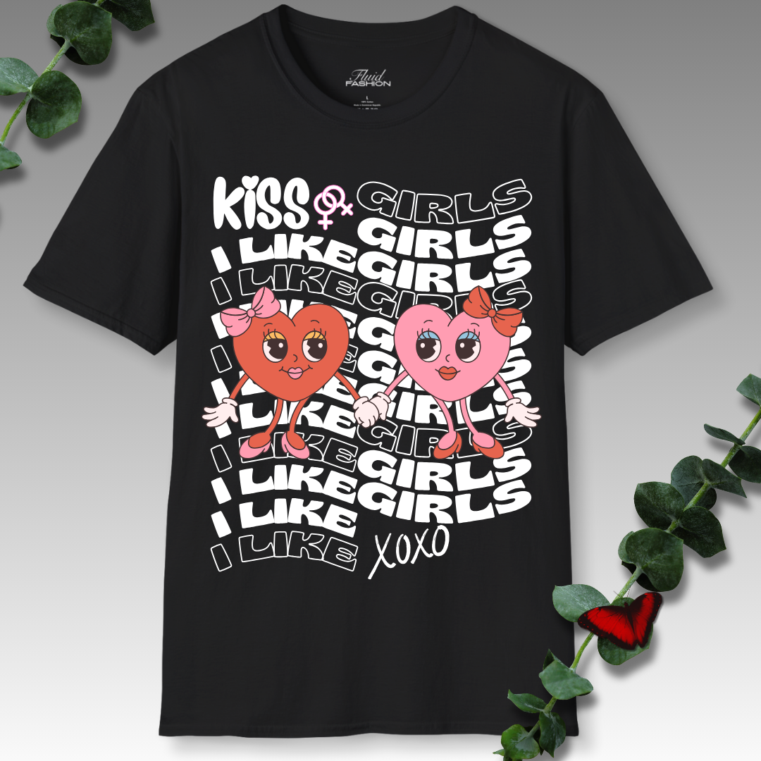 I Like Girls Heart T-Shirt