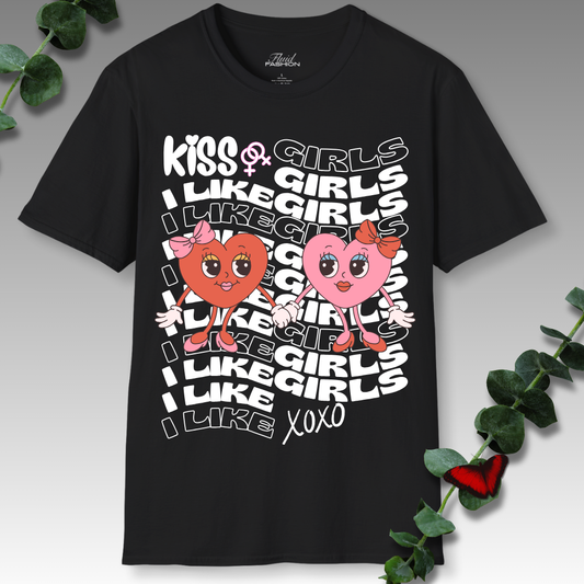 I Like Girls Heart T-Shirt