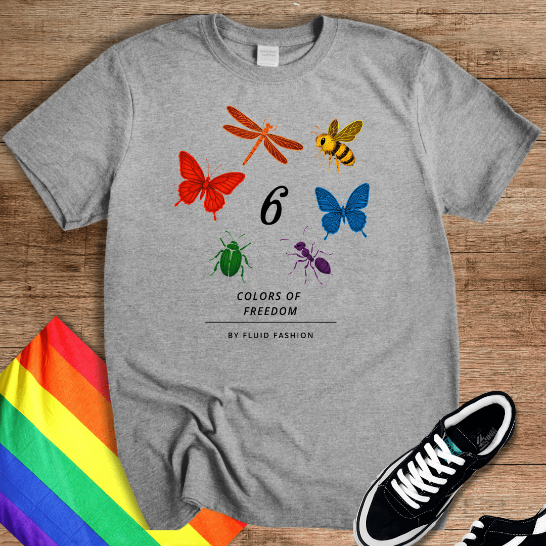6 Colors Of Freedom T-Shirt