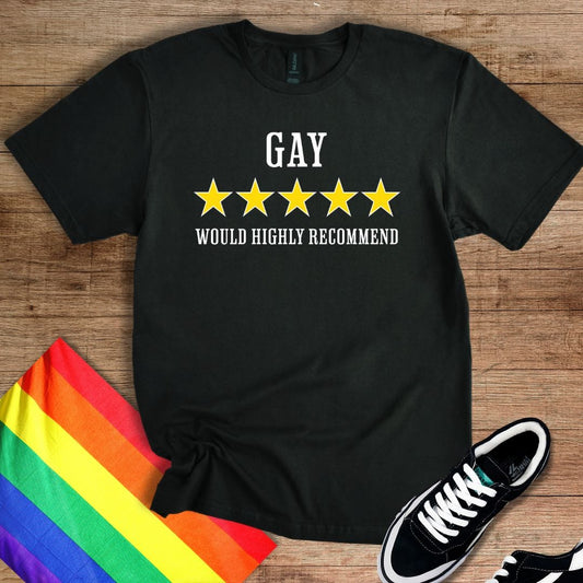 Gay 5 Star Review T-Shirt