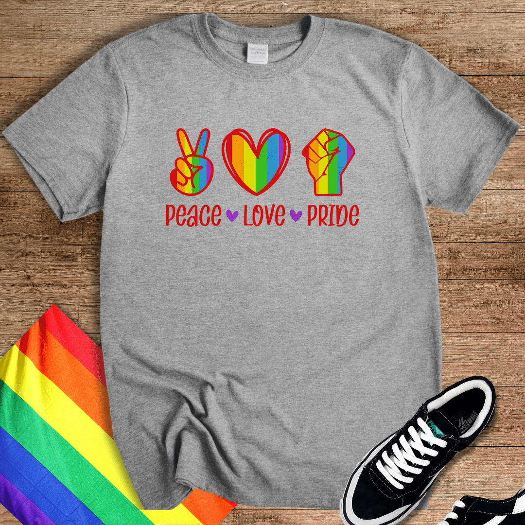 Peace Love Pride T-Shirt