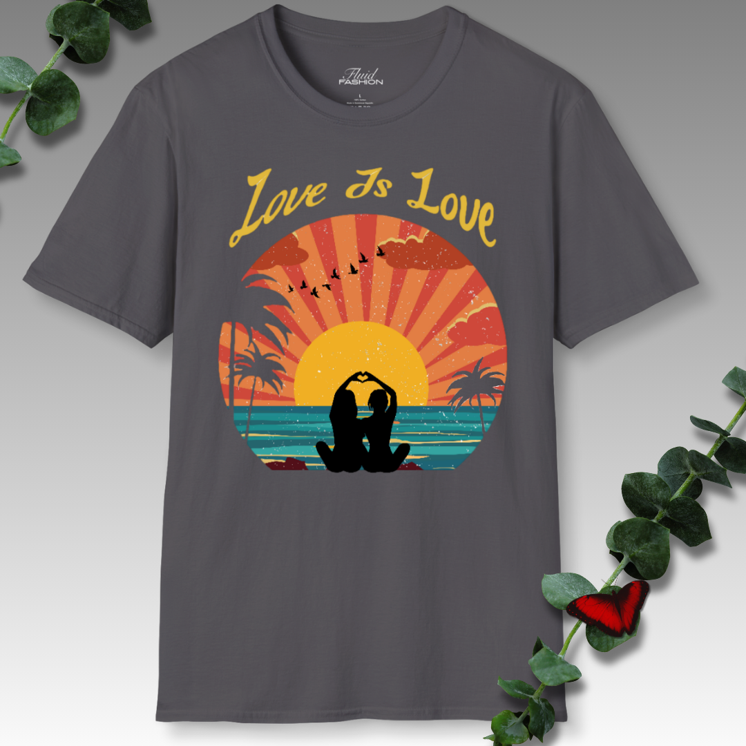 Love Retro Sunset T-Shirt