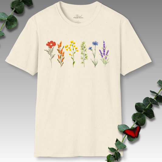 Rainbow Flowers T-Shirt