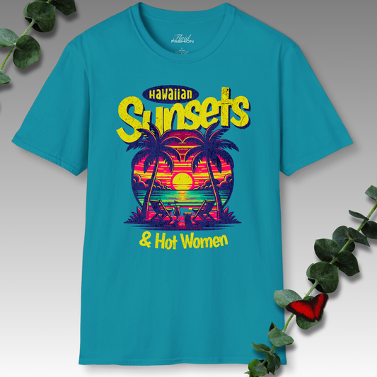 Sunsets And Hot Women T-Shirt