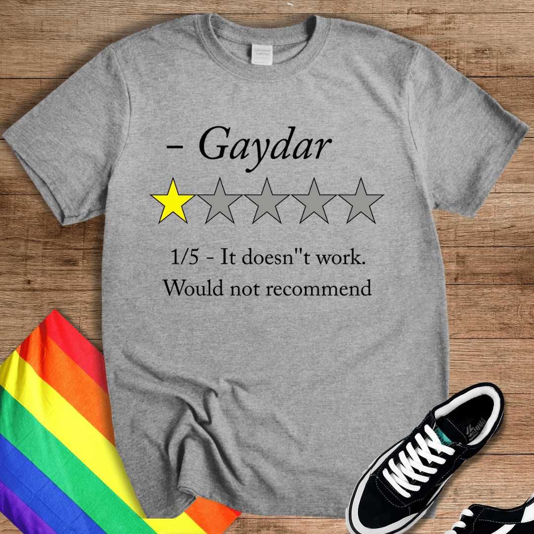 Gaydar Review T-Shirt