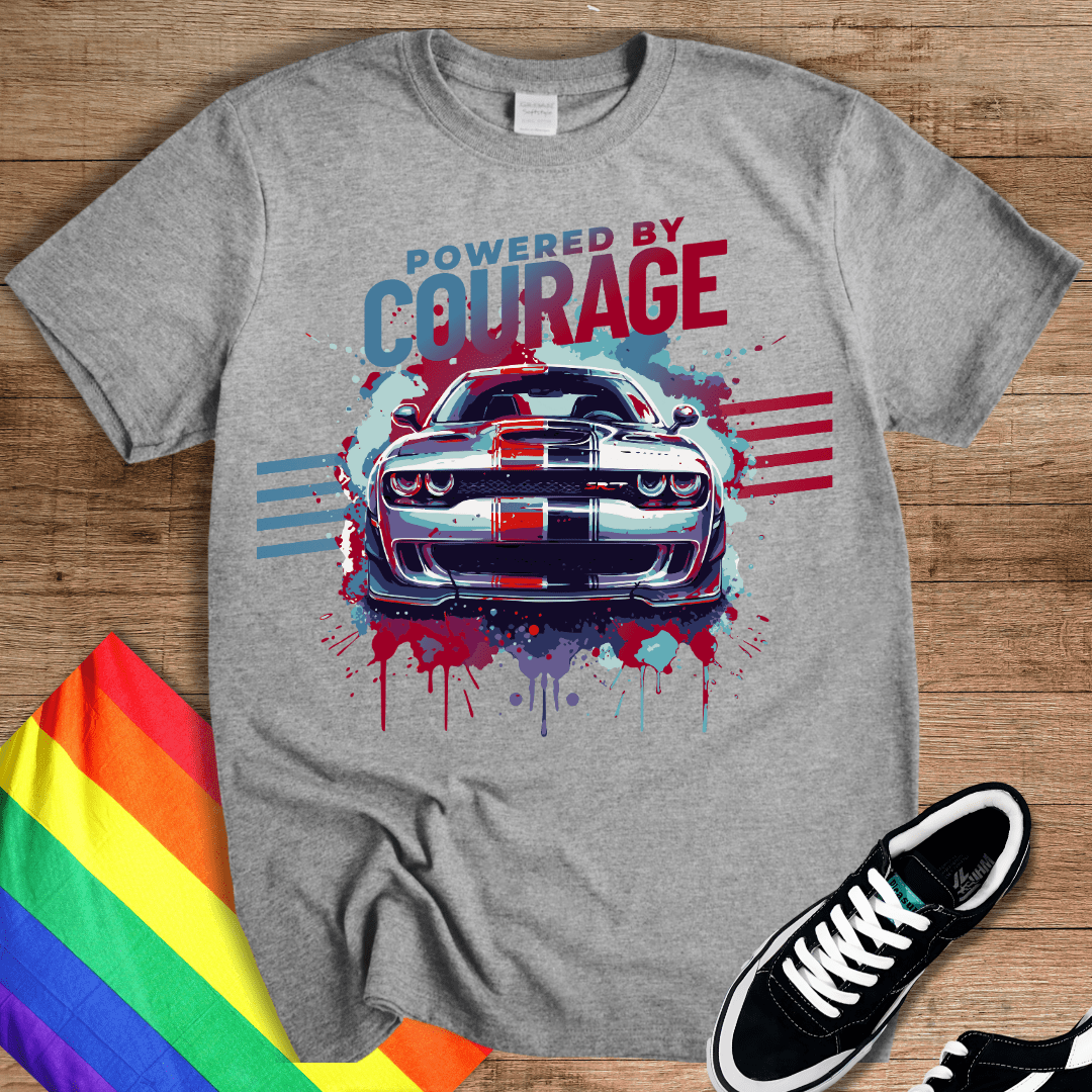 Powered By Courage T-Shirt