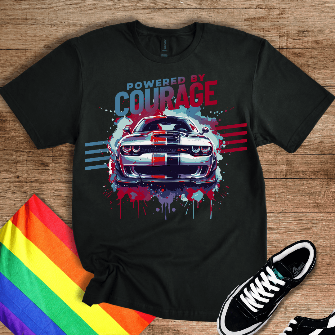 Powered By Courage T-Shirt